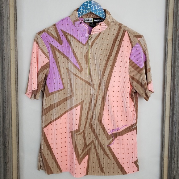 jamie sadock Tops - Jamie Sadock Half Zip Golf Shirt size Medium
